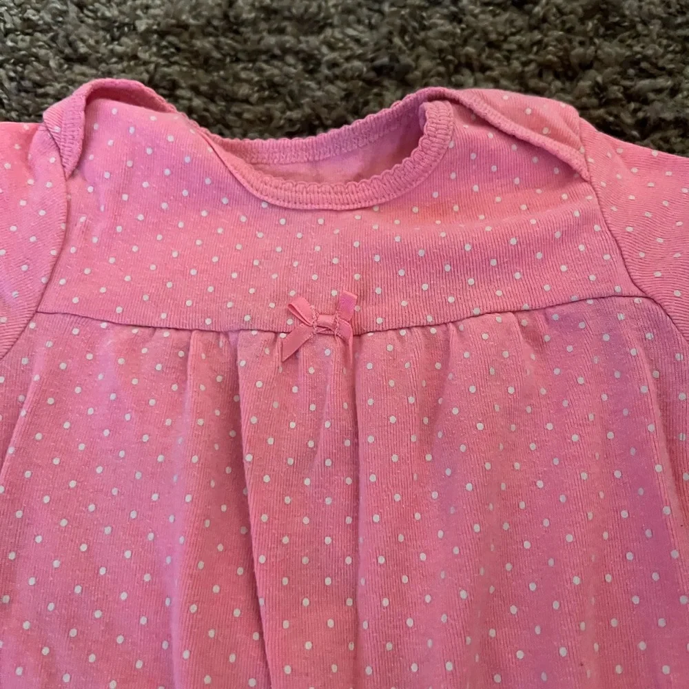 Pink Polka Dot Kids One Piece